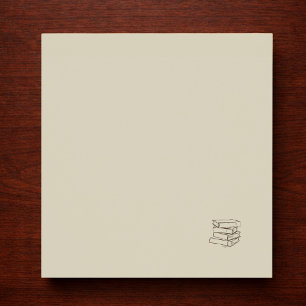 Carte D'accompagnement Bibliothèque Dark Academia-Minimalisme Livres Anci