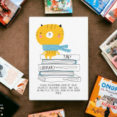 Carte D'accompagnement Bibliothèque minuscule