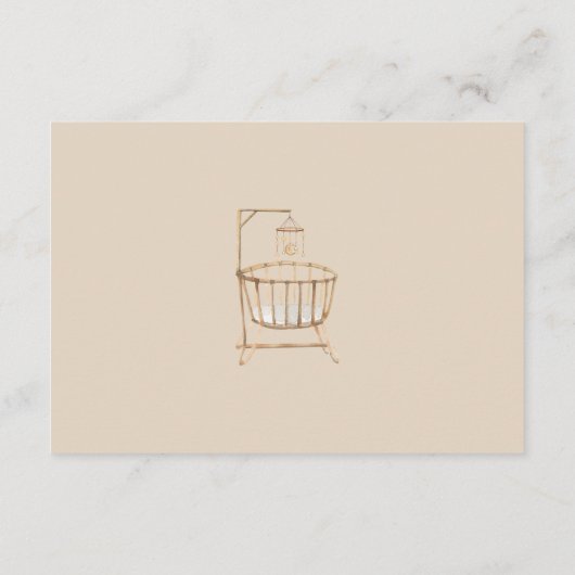 Carte D'accompagnement Bibliothèque moderne Boho Nursery Livres neutres p (Dos)