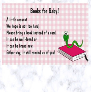 Carte D'accompagnement Bibliothèque Worm Babys