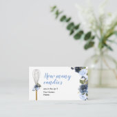 Carte D'accompagnement Bientôt être fouetté combien de bonbons (Debout devant)