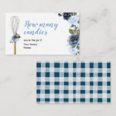 Carte D'accompagnement Bientôt être fouetté combien de bonbons (Devant / Derrière)