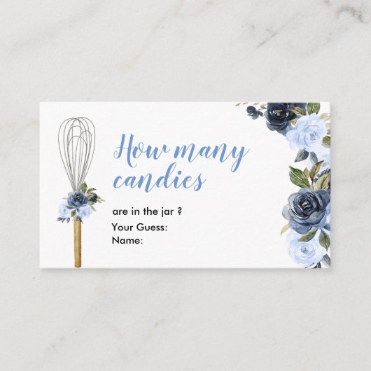 Carte D'accompagnement Bientôt être fouetté combien de bonbons (Devant)