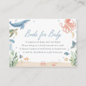 Carte D'accompagnement Bientôt sous l'eau Livres pour bébé (Devant)