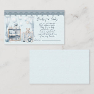 Carte D'accompagnement Bienvenue dans un Baby Boy Shower Books for Baby