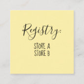 Carte D'accompagnement BIENVENUE Nouveau Arrivée Chaussures bébé Douche J (Dos)