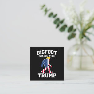 Carte D'accompagnement Bigfoot soutient Trump Élections 2024