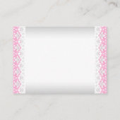 Carte D'accompagnement Billet adorable Pink Princess Diaper (Dos)