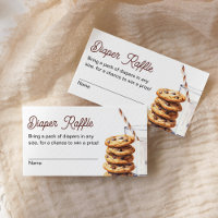 Billet Baby shower au lait et aux biscuits au lait