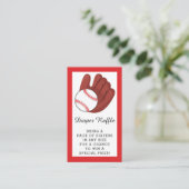 Carte D'accompagnement Billet Baby shower de baseball Garçons Reflets de  (Debout devant)