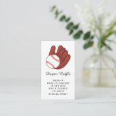 Carte D'accompagnement Billet Baby shower de baseball Garçons Reflets de  (Debout devant)