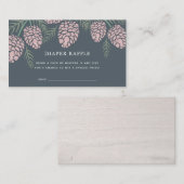 Carte D'accompagnement Billet Baby shower de la Marine Pine Cone (Devant / Derrière)