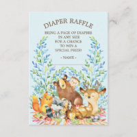 Billet Baby shower de lessive pour animaux de bois