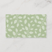 Carte D'accompagnement Billet Baby shower de lessive pour animaux de bois (Dos)