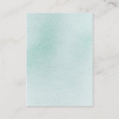 Carte D'accompagnement Billet Baby shower de verdure douce au calcaire (Dos)