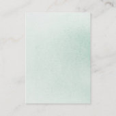 Carte D'accompagnement Billet Baby shower de verdure douce au calcaire (Dos)