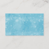 Carte D'accompagnement Billet Baby shower d'hiver Deer Blue Diaper Raffle (Dos)