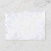 Carte D'accompagnement Billet Baby shower Feuille d'aquarelle (Dos)