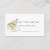 Carte D'accompagnement Billet Baby shower rose nid d'oiseaux (Devant)