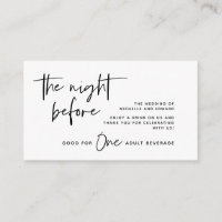 Billet boisson, Boissons pour adultes, Noir et Bla