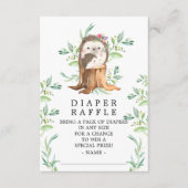 Carte D'accompagnement Billet chic Baby shower chevalet rabat (Devant)