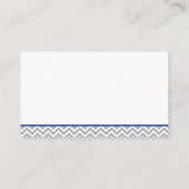 Carte D'accompagnement Billet chic Elephant Chevron Navy Diaper Raffle (Dos)