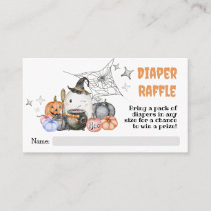 Carte D'accompagnement Billet Citrouille Baby shower Halloween