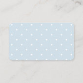 Carte D'accompagnement Billet classique Polka Dot Baby shower Dinette Raf (Dos)
