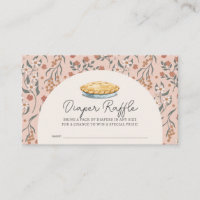 Billet Cutie Pie Rose Floral Baby Diaper Raffle