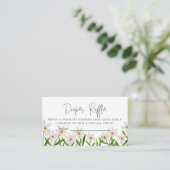 Carte D'accompagnement Billet Daisy Baby shower Daisy Raffle (Debout devant)