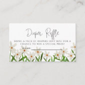 Carte D'accompagnement Billet Daisy Baby shower Daisy Raffle (Devant)