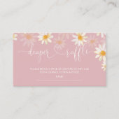Carte D'accompagnement Billet Daisy Baby shower Daisy Raffle (Devant)
