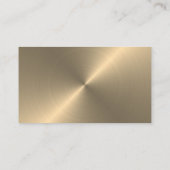 Carte D'accompagnement Billet de boisson Black & Gold Stylish Script "Che (Dos)