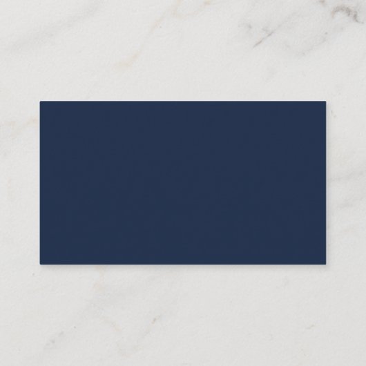 Carte D'accompagnement Billet de boissons gratuits Simple Script - Navy & (Dos)