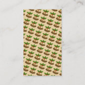 Carte D'accompagnement Billet de fête de Noël de la Mistletoe Festive Bel (Dos)