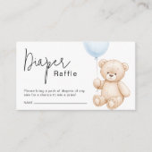 Carte D'accompagnement Billet de rabat à couche d'ours en peluche mignonn (Devant)