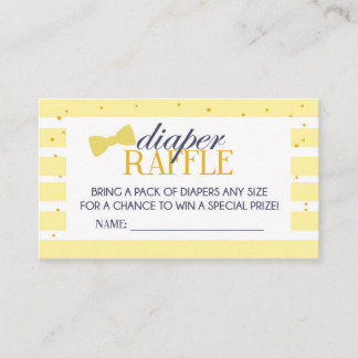 Carte D'accompagnement Billet de rabat à couches jaunes