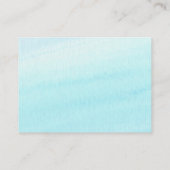 Carte D'accompagnement Billet de rabat à eau chaude à bulle d'air (Dos)