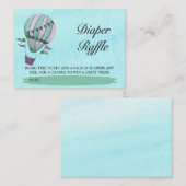 Carte D'accompagnement Billet de rabat à eau chaude à bulle d'air (Devant / Derrière)