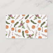 Carte D'accompagnement Billet de rabat au Baby shower d'hiver (Dos)