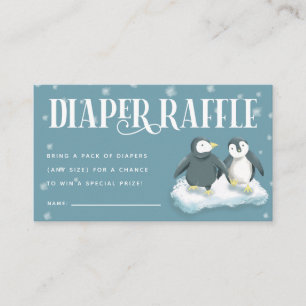 Carte D'accompagnement Billet de rabat Baby shower de couches Bleu