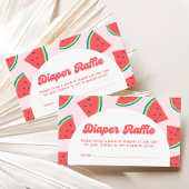 Carte D'accompagnement Billet de rabat Baby shower de pastèque