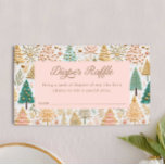 Carte D'accompagnement Billet de rabat Baby shower fille d'hiver<br><div class="desc">Ajustez votre Baby Girl Shower à un merveilleux pays d'hiver magique, assurant un déluge de plaisir. Non seulement ces Billets Raffle de couches sont-ils en phase avec le thème, mais ils ajoutent également un élément interactif et passionnant à l'événement. Objets correspondants Collection Wonderland d'hiver rose. Conçu par Cava Party Design....</div>