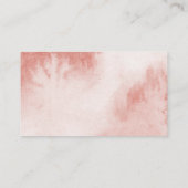 Carte D'accompagnement Billet de rabat Baby shower lapin rose (Dos)