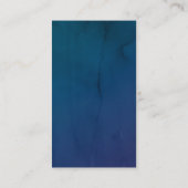 Carte D'accompagnement Billet de rabat bleu marine et doré (Dos)