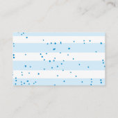 Carte D'accompagnement Billet de rabat de baleine nautique (garçon) (Dos)