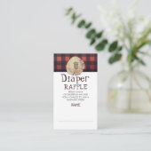 Carte D'accompagnement Billet de rabat de benne à pied d'ours (Debout devant)