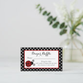 Carte D'accompagnement Billet de rabat de couche de Ladybug (Debout devant)