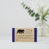 Carte D'accompagnement Billet de rabat de couches de bison bleu bison de  (Debout devant)