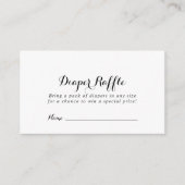 Carte D'accompagnement Billet de rabat de couches de calligraphie moderne (Devant)